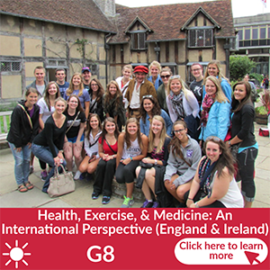 Health, Exercise, & Medicine: An International Perspective (England & Ireland) - Goal 8 - Summer Program