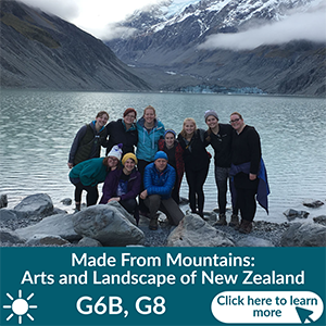 Made from Mountains: The Arts & Landscape of New Zealand - Goals 6 & 8 - Summer Program