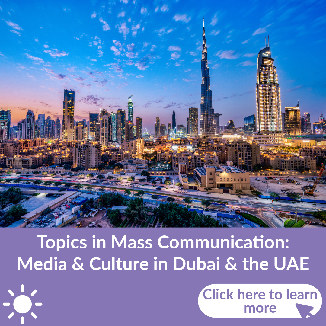 "Media and Culture in Dubai and the UAE" Faculty-Led Travel Program