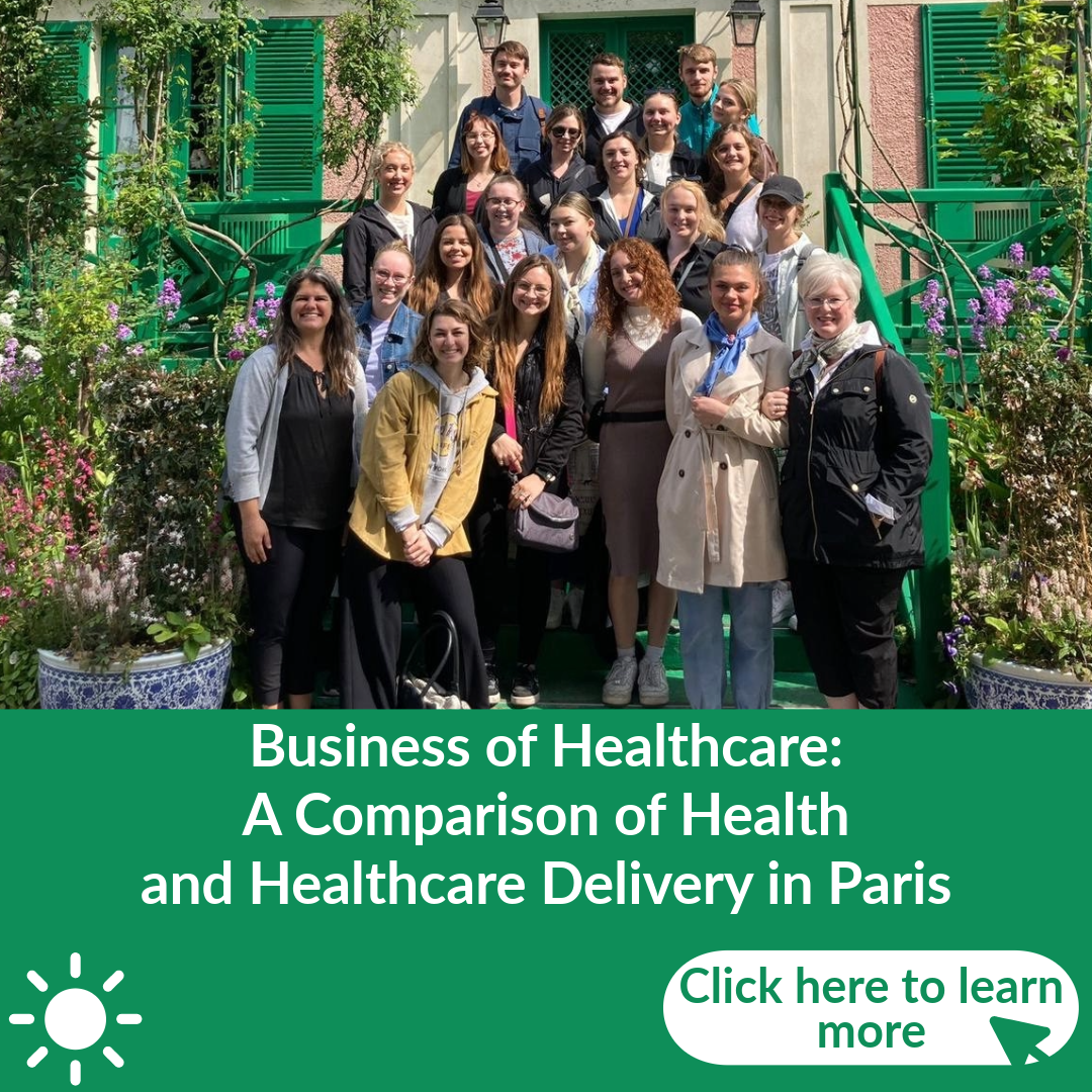 "Business of Healthcare in Paris" Faculty-Led Travel Study