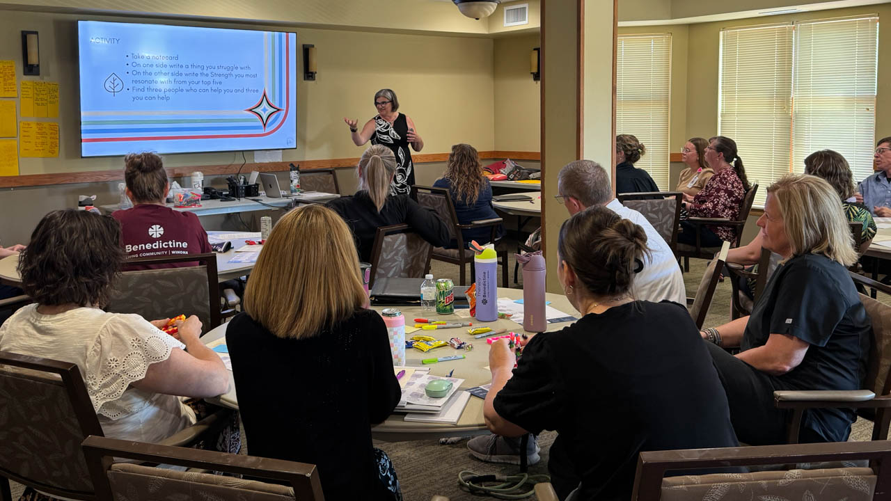 Strengths workshop with Benedictine Winona