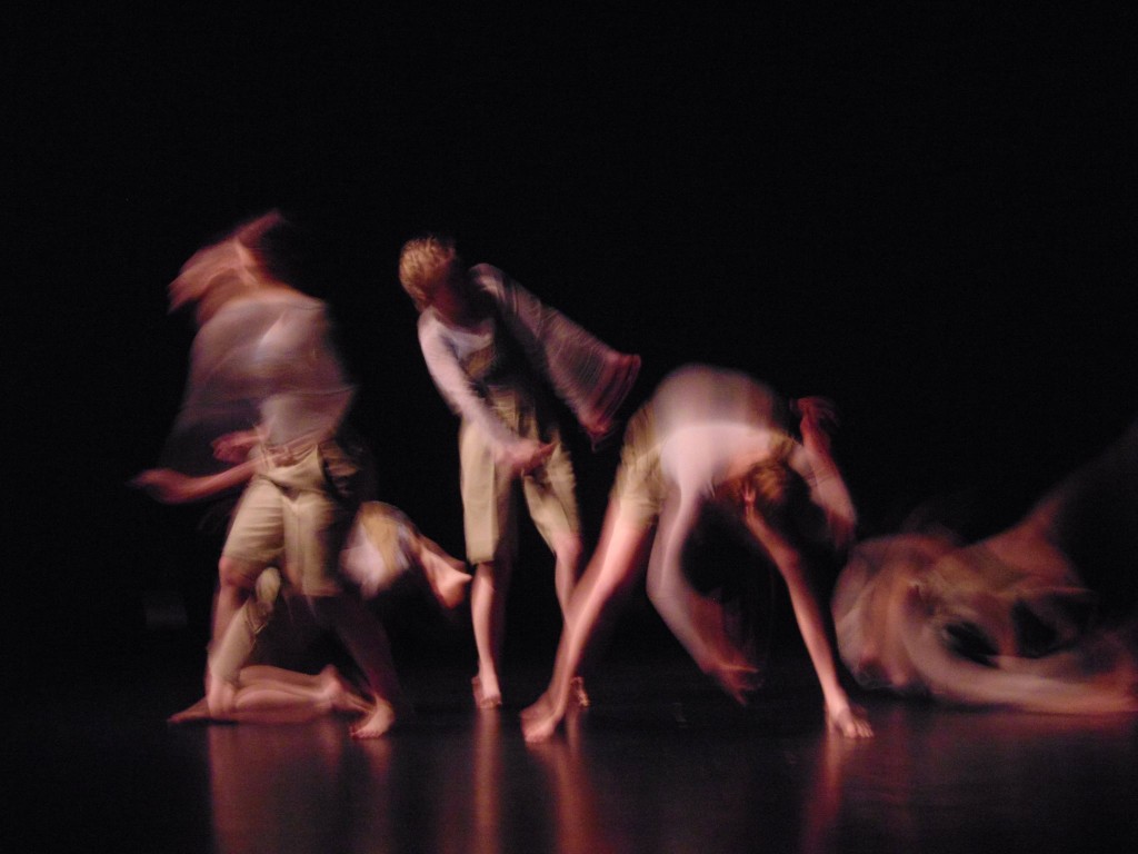 dancers caught in motion