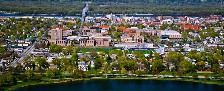 Drone view of WSU