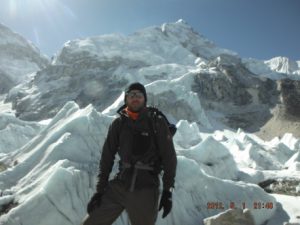 Alex on Everest