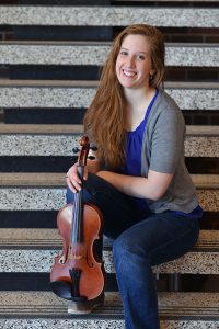 Laura Lake with Violin