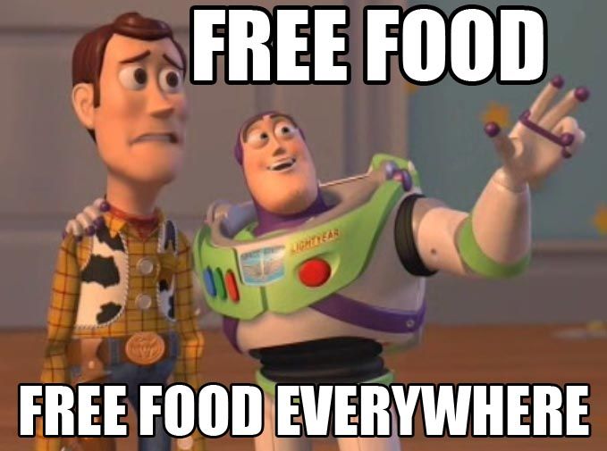 meme about free food