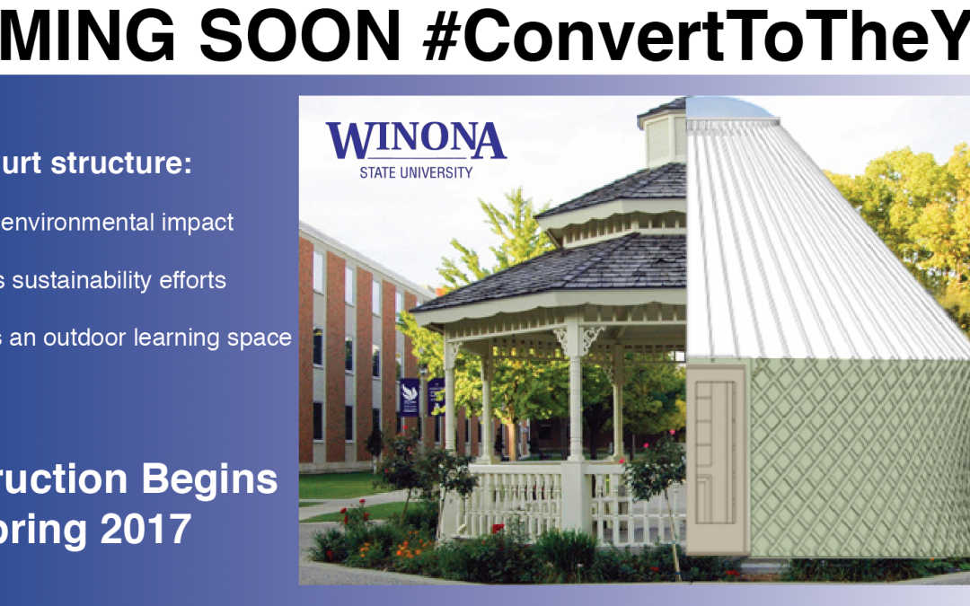 Winona State University to Convert Campus Gazebo to Yurt