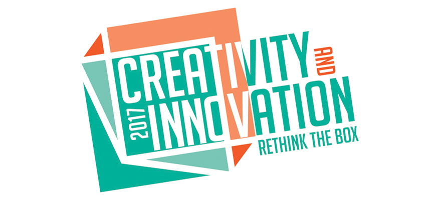 The logo for the university's theme, "Creativity & Innovation."
