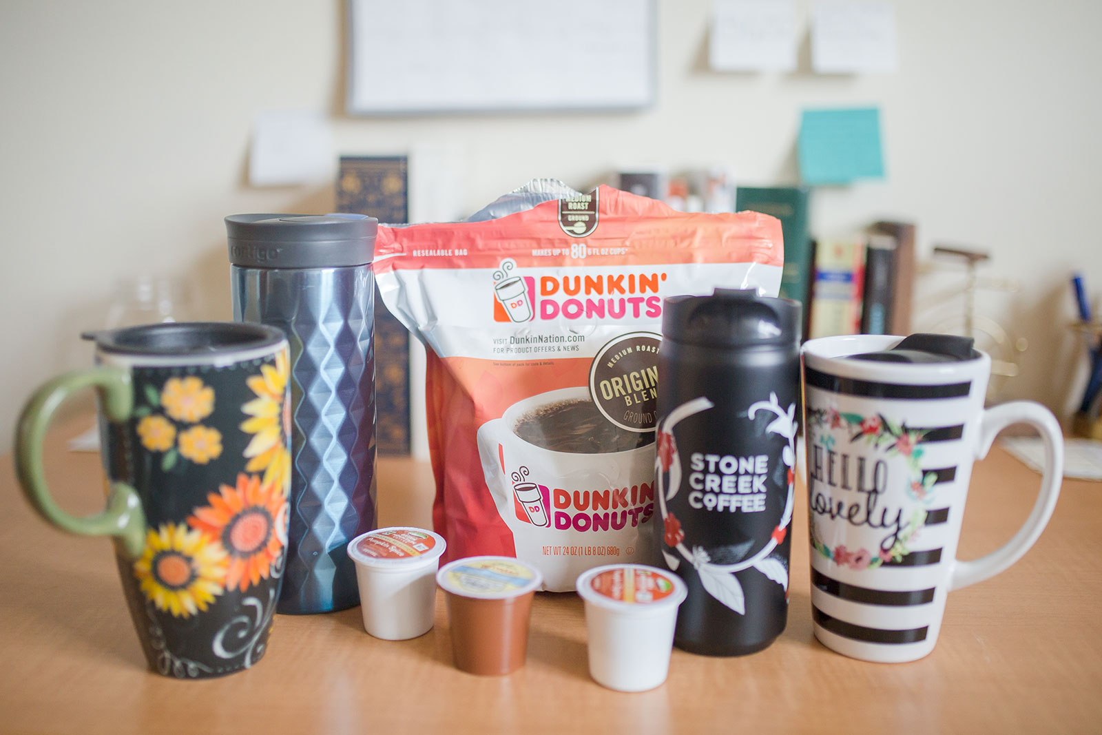 Get yourself a reusable coffee mug like this.