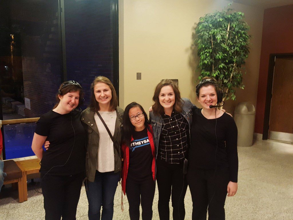 Some friends and I went to see "Spamalot" last semester to support a couple of our friends who were on the lighting crew!